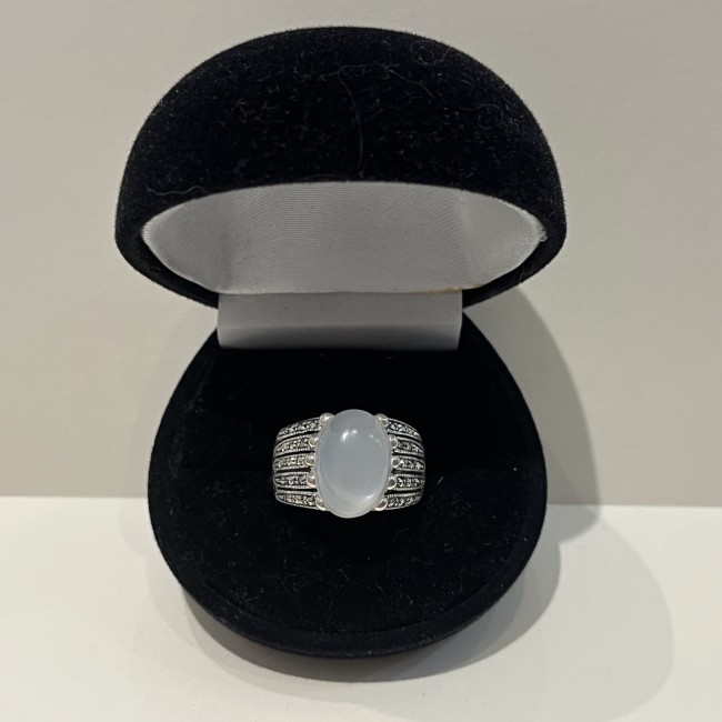 Bague argent 925 pierre de lune
