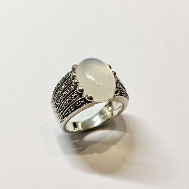 Bague argent 925 pierre de lune