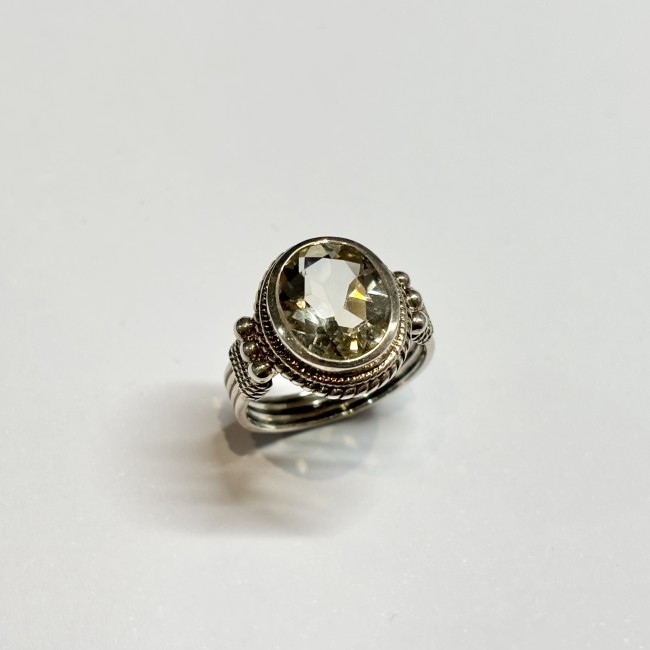 Bague citrine arg 925
