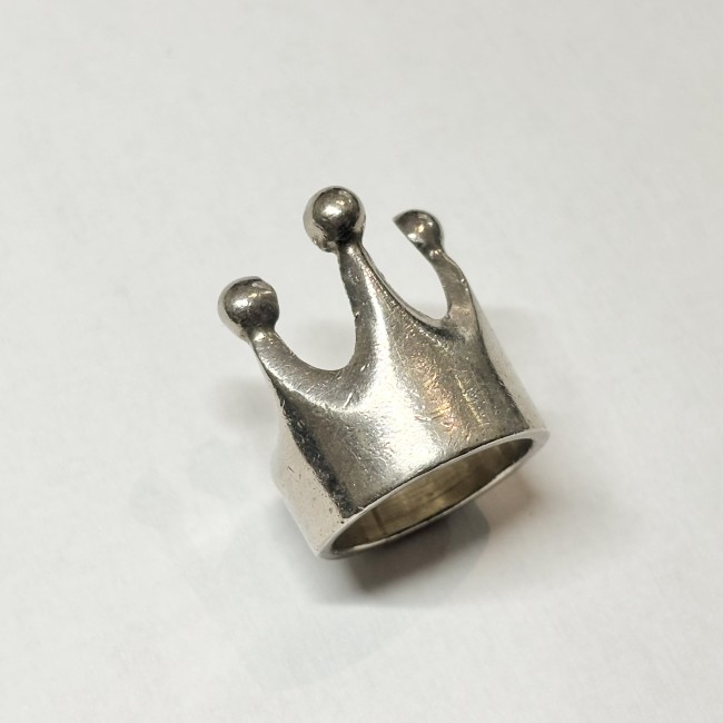 Bague couronne, arg 925