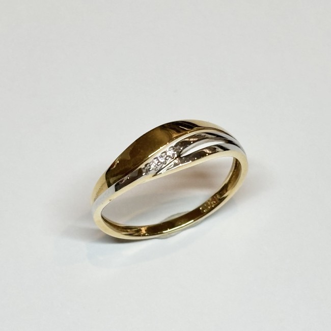 Bague deux ors, Oz, or 750