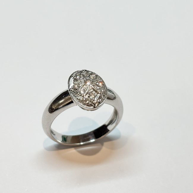 Bague Diamants, or 750