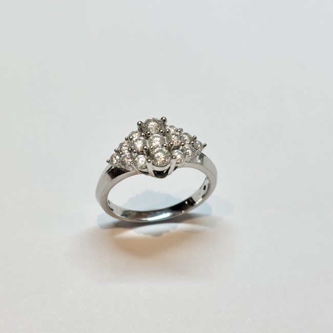 Bague Diamants, or 750