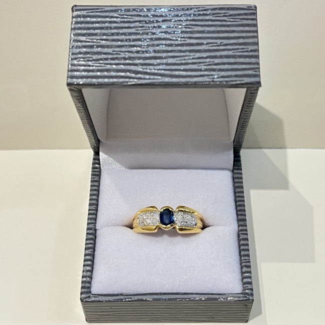 Bague or 750 