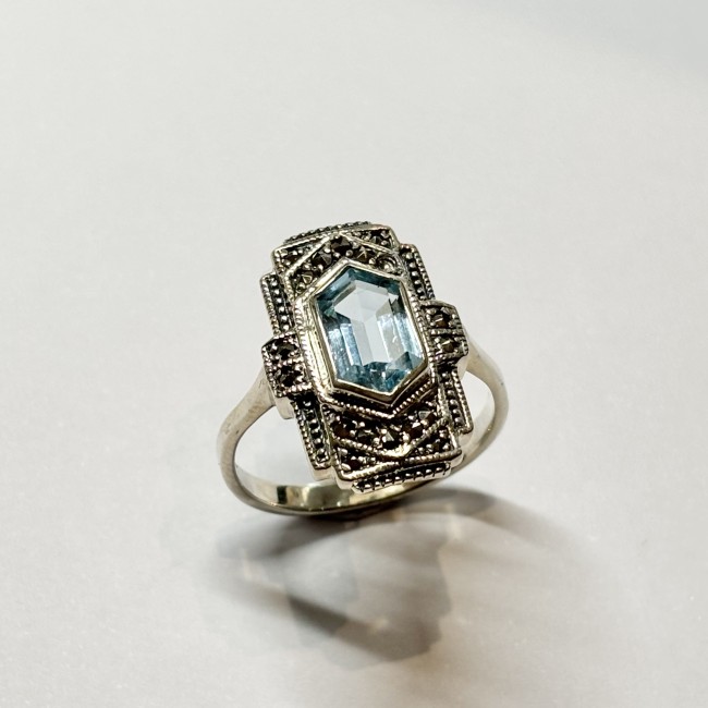 Bague Topaze, arg 925