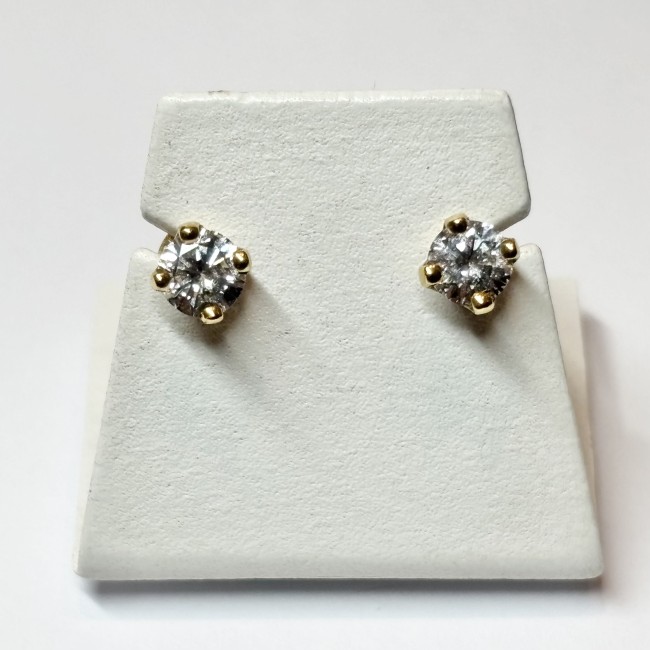 Boucles d'oreilles Diamants, or 750