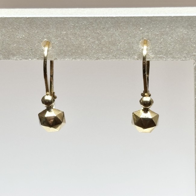 Boucles d'oreilles dormeuses or 750 