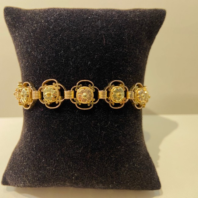 Bracelet ancien or 750