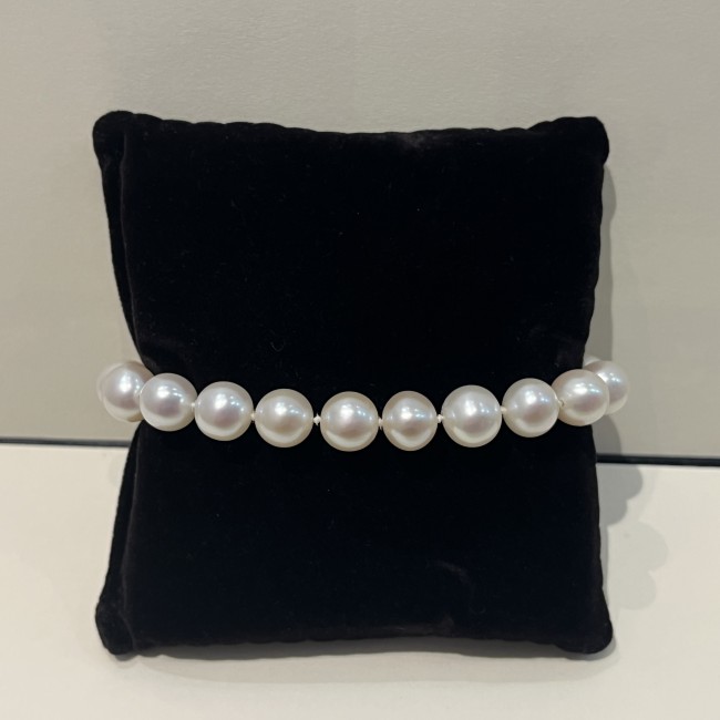 Bracelet perles or 750