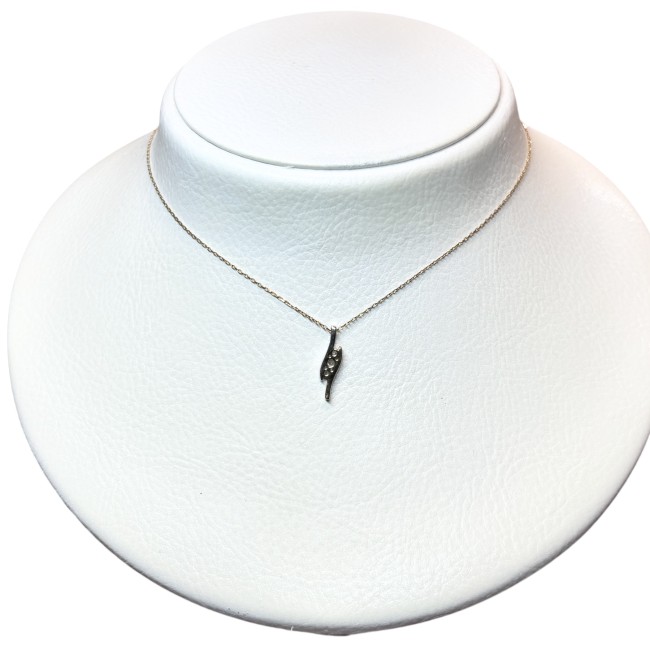 Collier deux ors, Oz, or 750 