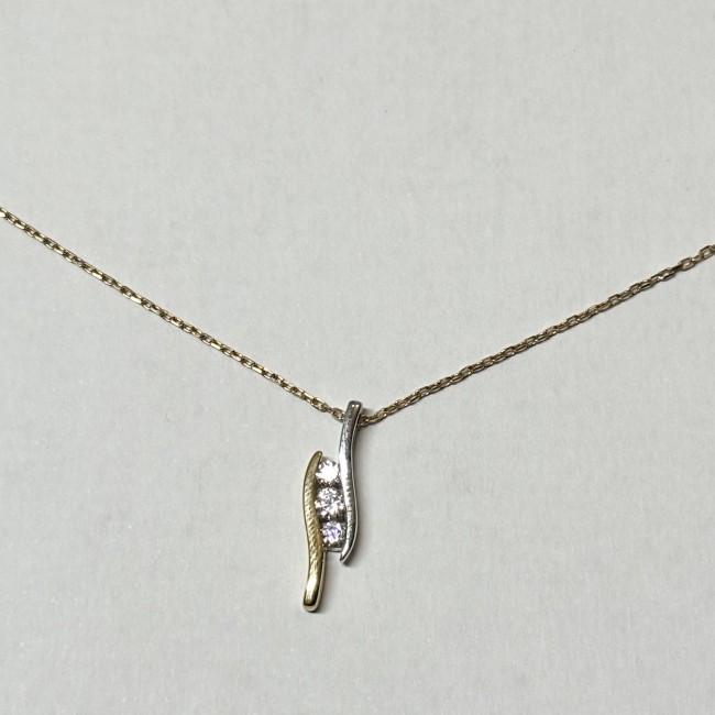 Collier deux ors, Oz, or 750, REF 260037 