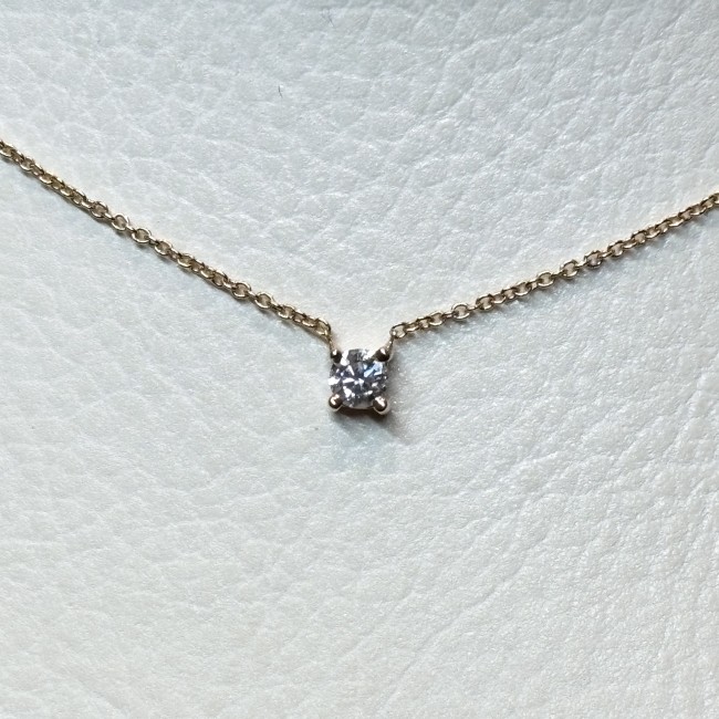 Collier Diamants, or 750