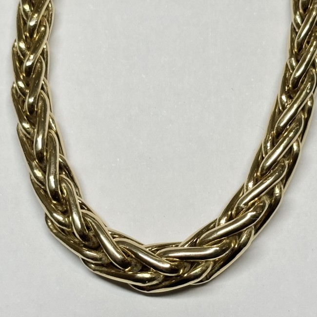 Collier Maille Palmier, or 750, REF 260184