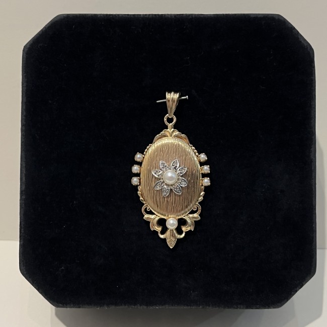Médaille or 750 ouvrante
