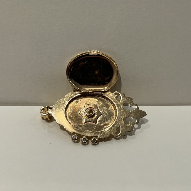 Médaille or 750 ouvrante