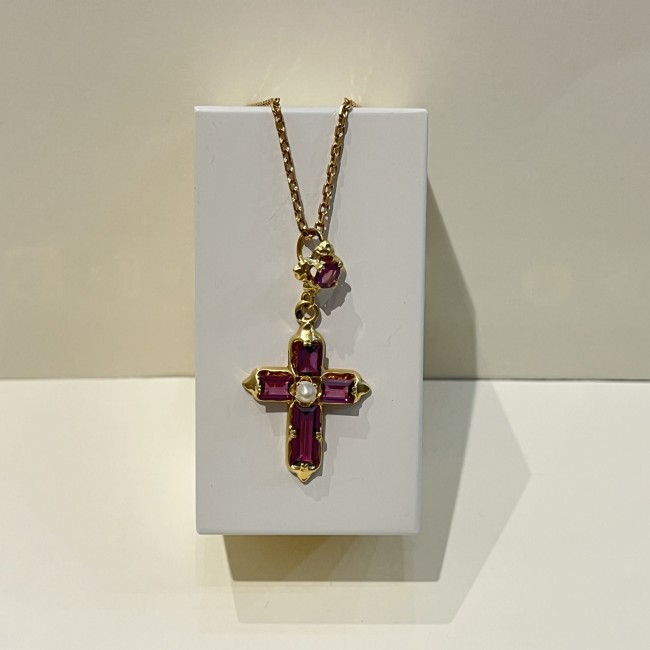 Pendentif or 750 améthyste